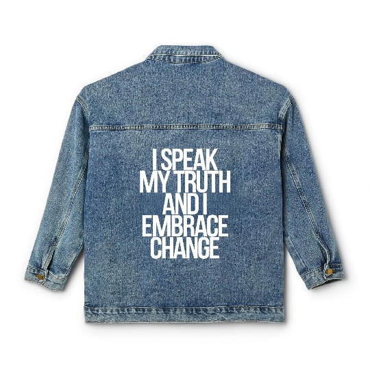 Gemini Zodiac Embrace Change Truth Speak Classic Women's Denim Jackets