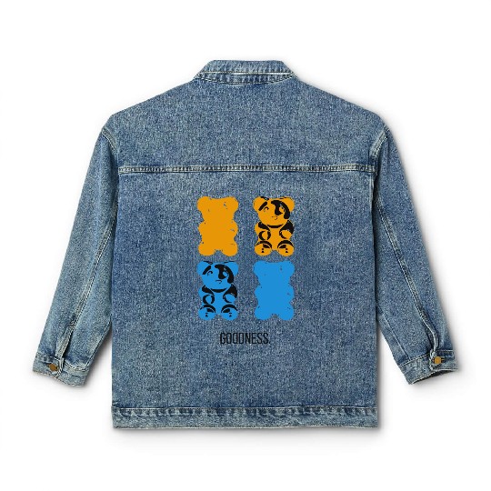 Gummie bears Goodness Design. Classic Women's Denim Jackets
