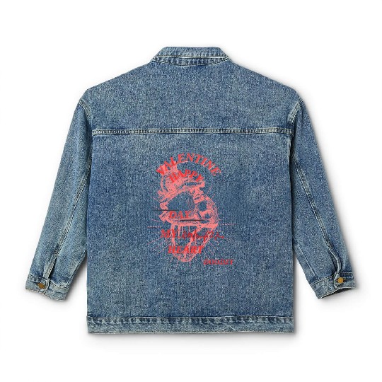 Valentine removebg preview Classic Women's Denim Jackets