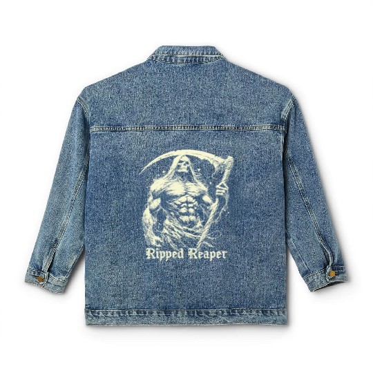 Ripped Reaper Classic Women's Denim Jackets