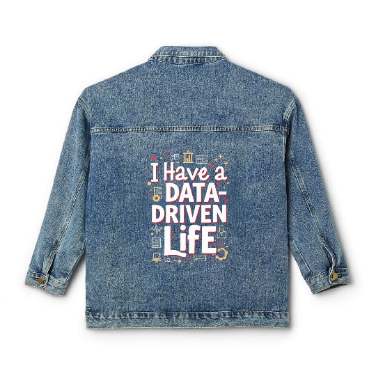 Data Analyst Big Data Specialist Business Classic Women's Denim Jackets