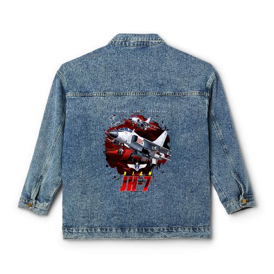 Xian JH7 People's Liberation Army China Fighter Classic Women's Denim Jackets