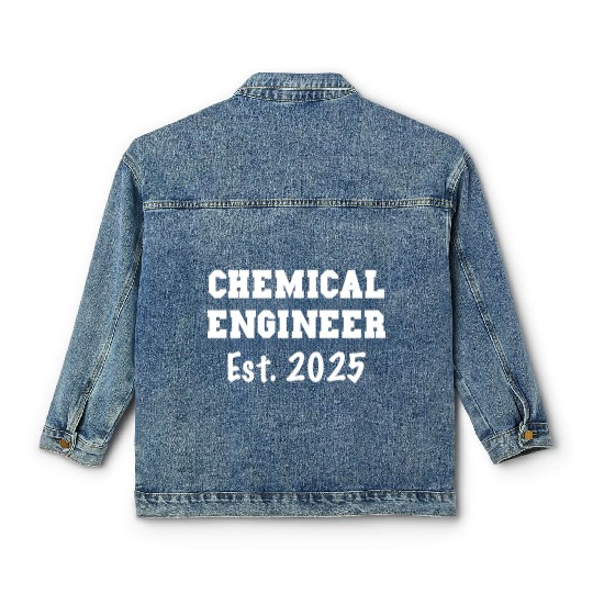 2025 Chemical Engineer Graduation Gift Classic Women's Denim Jackets
