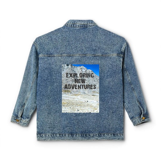 EXPLORING NEW ADVENTURES Classic Women's Denim Jackets