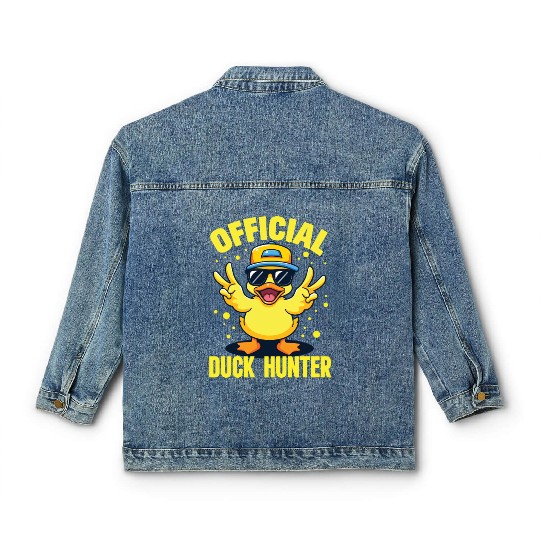 Duck Hunting Cruise Ducking Cruising Ducks Hunter Classic Women's Denim Jackets
