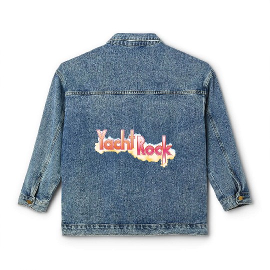 Yacht Rock Party Boat Drinking Classic Women's Denim Jackets Vintage 70s