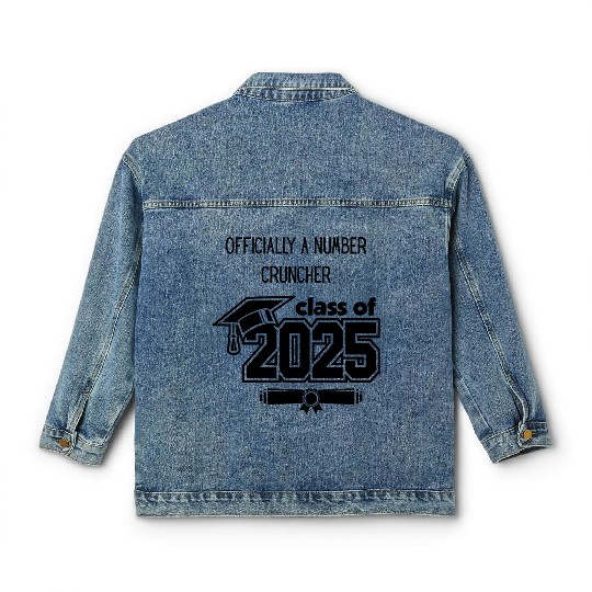 Official A Number Cruncher Class of 2025 Classic Women's Denim Jackets