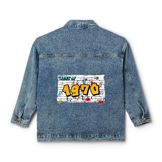 Vintage Rebel 1970 Graffiti – 55 Years of Street Classic Women's Denim Jackets