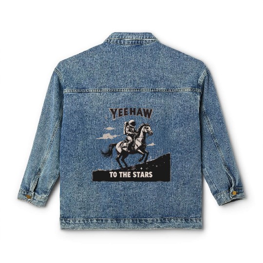Space Cowboy Yeehaw Classic Women's Denim Jackets