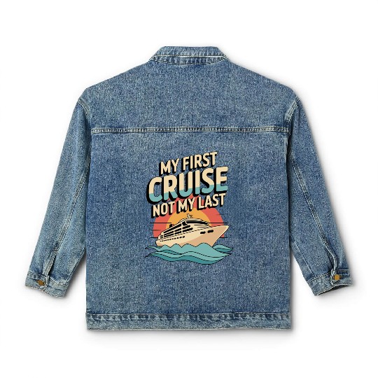 Cruise Rookie Ocean Adventure First Voyage Classic Women's Denim Jackets