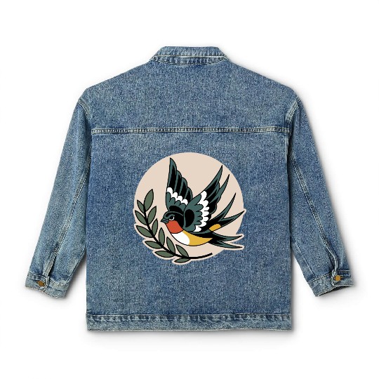 Angry Bird Classic Women's Denim Jackets