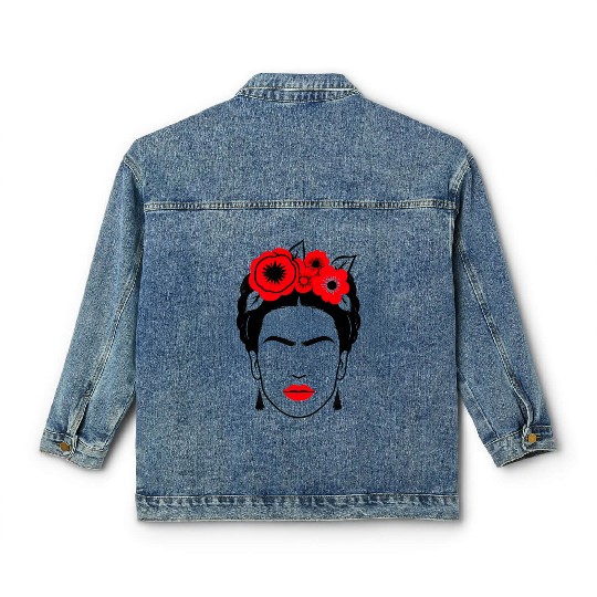 Frida frida kahlo Classic Women's Denim Jackets