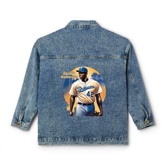 Jackie Robinson Classic Women's Denim Jackets