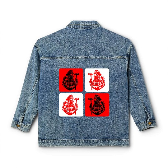 Fire Brigade - Courage In Action Classic Women's Denim Jackets
