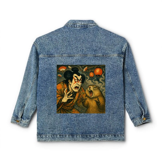 Kabuki Showdown – The Ultimate Scream-Off Classic Women's Denim Jackets