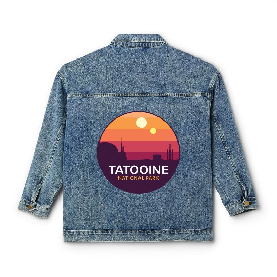 Tatooine National Park Classic Women's Denim Jackets