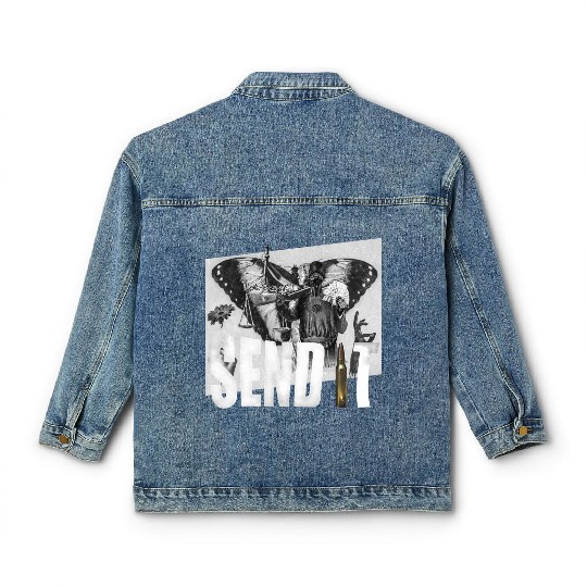Send lawyers guns and money Classic Women's Denim Jackets