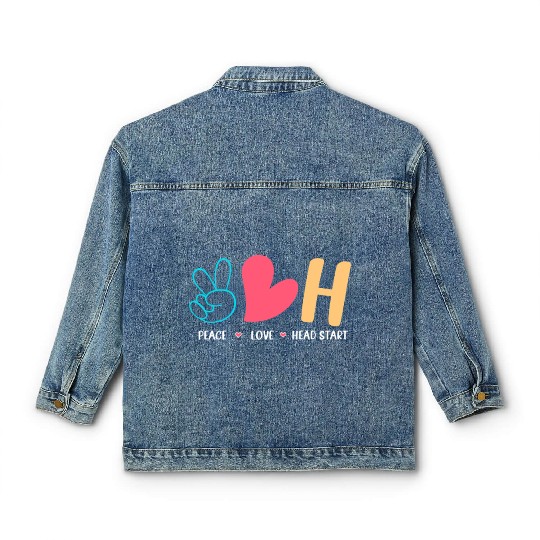 Head Start Crew School Teacher Classic Women's Denim Jackets