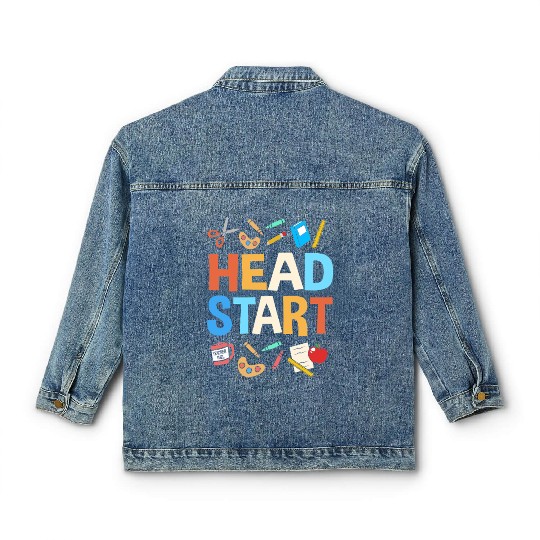 Head Start Crew School Teacher Classic Women's Denim Jackets