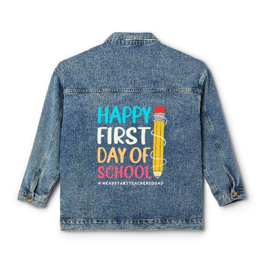 School Head Start Crew Teacher Classic Women's Denim Jackets