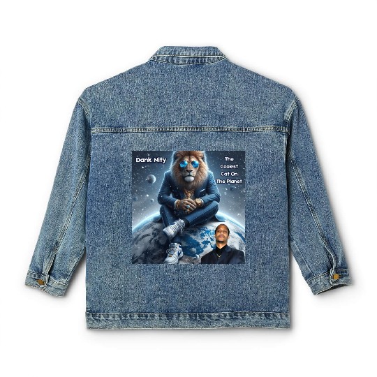 Dank Nity - The Coolest Cat On The Planet Classic Women's Denim Jackets