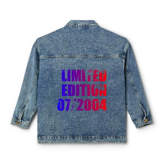 21st birthday Limited Edition 07/2004 Classic Women's Denim Jackets