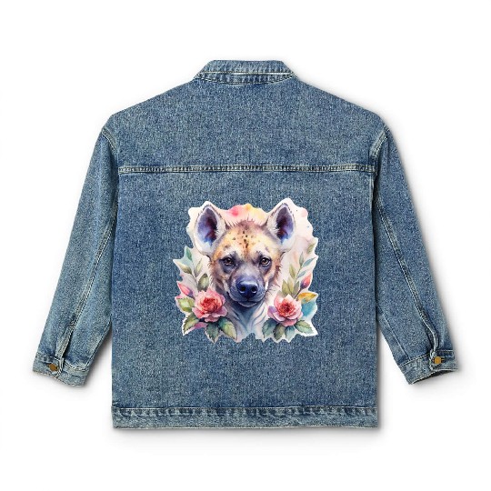 Sage the Blooming Hyena Classic Women's Denim Jackets