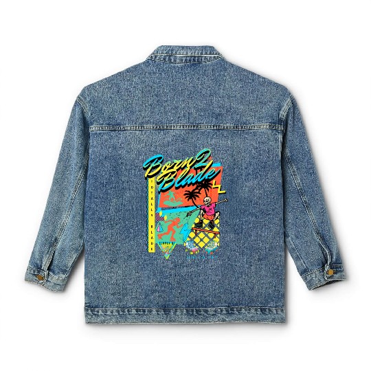 Born 2 Blade 90s Nostalgia Design Classic Women's Denim Jackets