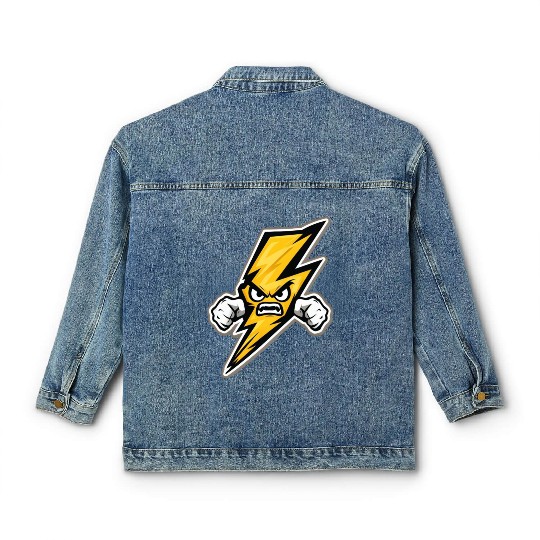 Gothic Lightning – Shock Mode Activated Classic Women's Denim Jackets