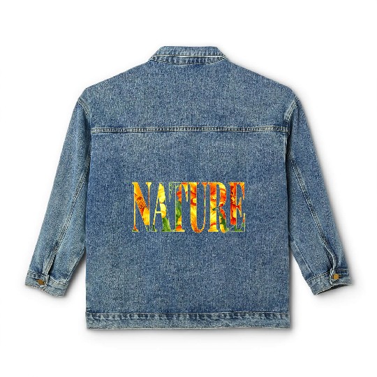 Nature Marigold Flower Classic Women's Denim Jackets