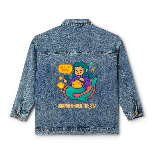 Drama Under the Sea Classic Women's Denim Jackets