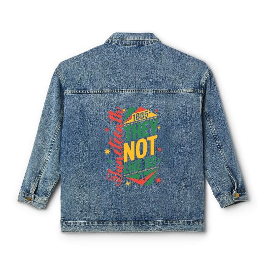 Juneteenth They Not Like Us Classic Women's Denim Jackets
