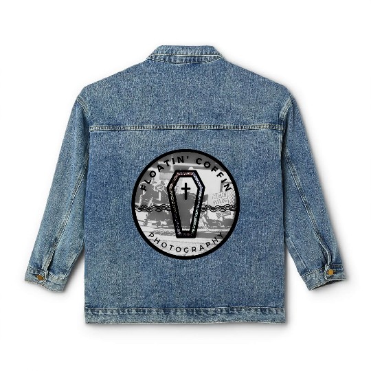 BlacknWhite Coffin Homeless Street Famiy Give Back Classic Women's Denim Jackets