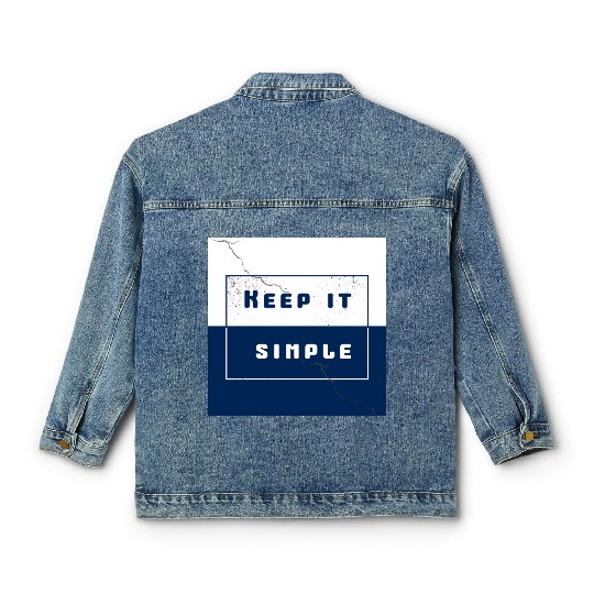 "Keep It Simple" Classic Women's Denim Jackets