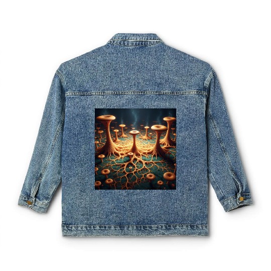 Fungi Forest Dream Classic Women's Denim Jackets