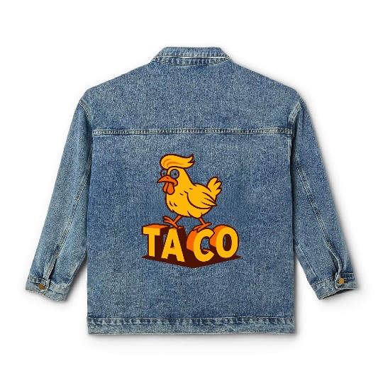 TACO – Trump Always Chickens Out Classic Women's Denim Jackets
