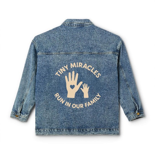 NICU Sibling Preemie Big Brother Big Sister Classic Women's Denim Jackets