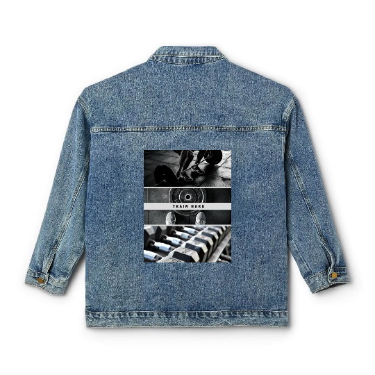 Train Hard Classic Women's Denim Jackets