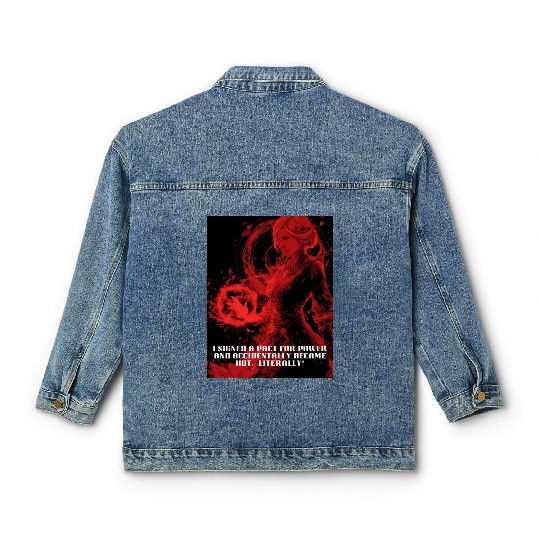 Female Warlock Classic Women's Denim Jackets