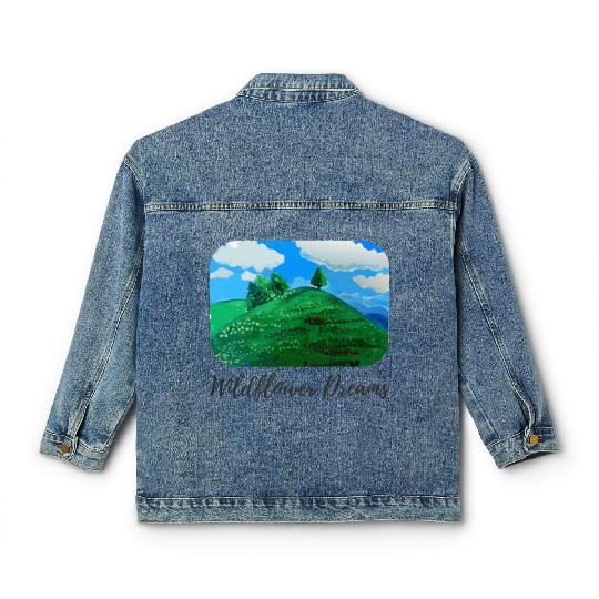 Whimsical Nature Aesthetic Classic Women's Denim Jackets