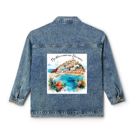 Mediterranean Dreams Classic Women's Denim Jackets