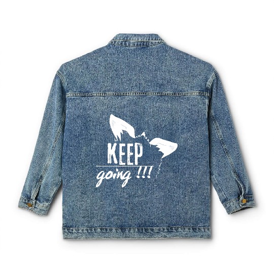 keep going ver2 Classic Women's Denim Jackets