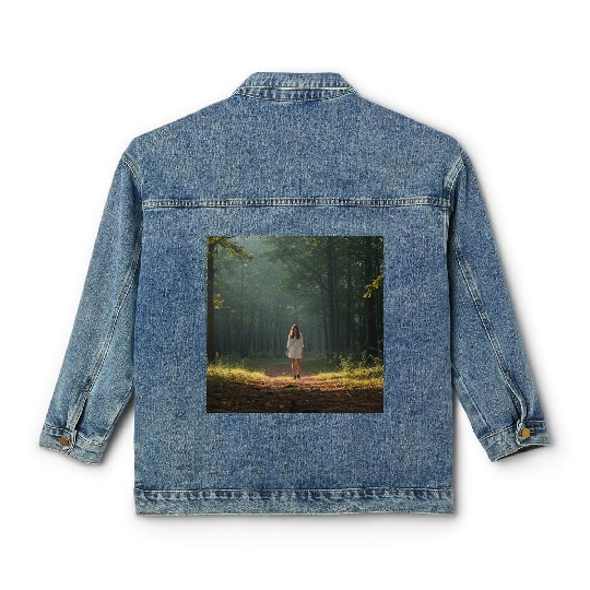 Enchanted Forest Mystique Classic Women's Denim Jackets