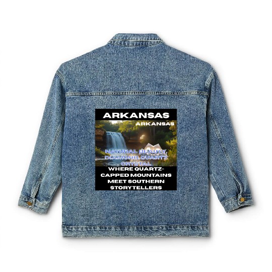 Arkansas Natural Art Classic Women's Denim Jackets