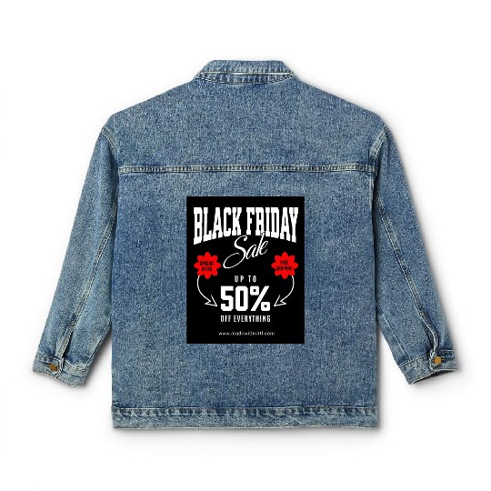 Hustle Wear Black Friday ,Classic Women's Denim Jackets design