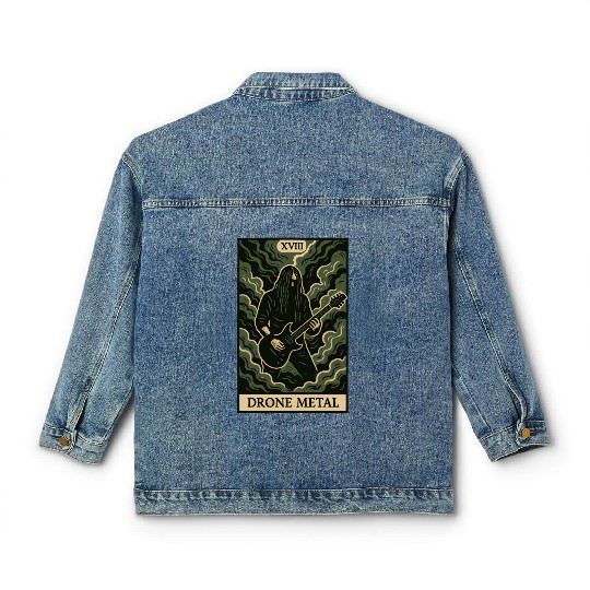 Drone Metal (Card XVIII) Classic Women's Denim Jackets