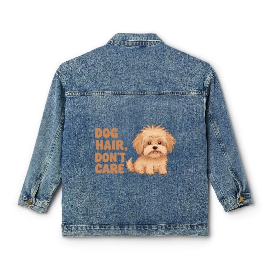 Dog Hair, Don’t Care Classic Women's Denim Jackets
