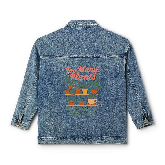 Plantita Latina Plant Mom Plantita Life Hispanic Classic Women's Denim Jackets
