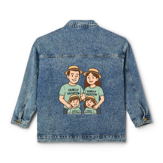 Family Vacation Matching Classic Women's Denim Jackets