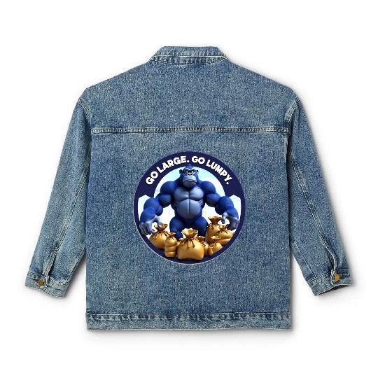 Lumpy Gorilla. Go Large. Classic Women's Denim Jackets